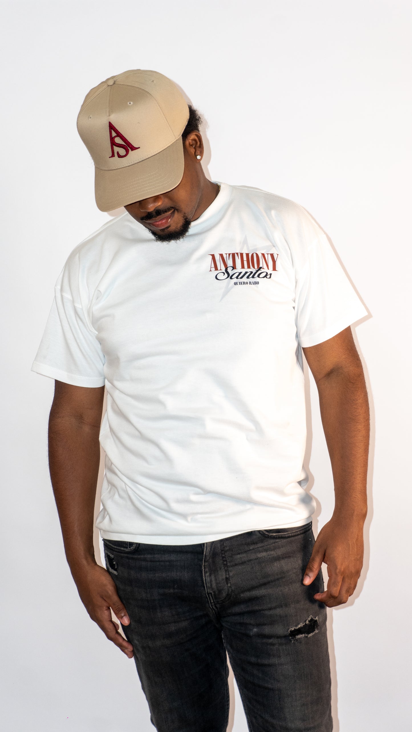 T-SHIRT ANTHONY SANTOS "QUIERO RABO"