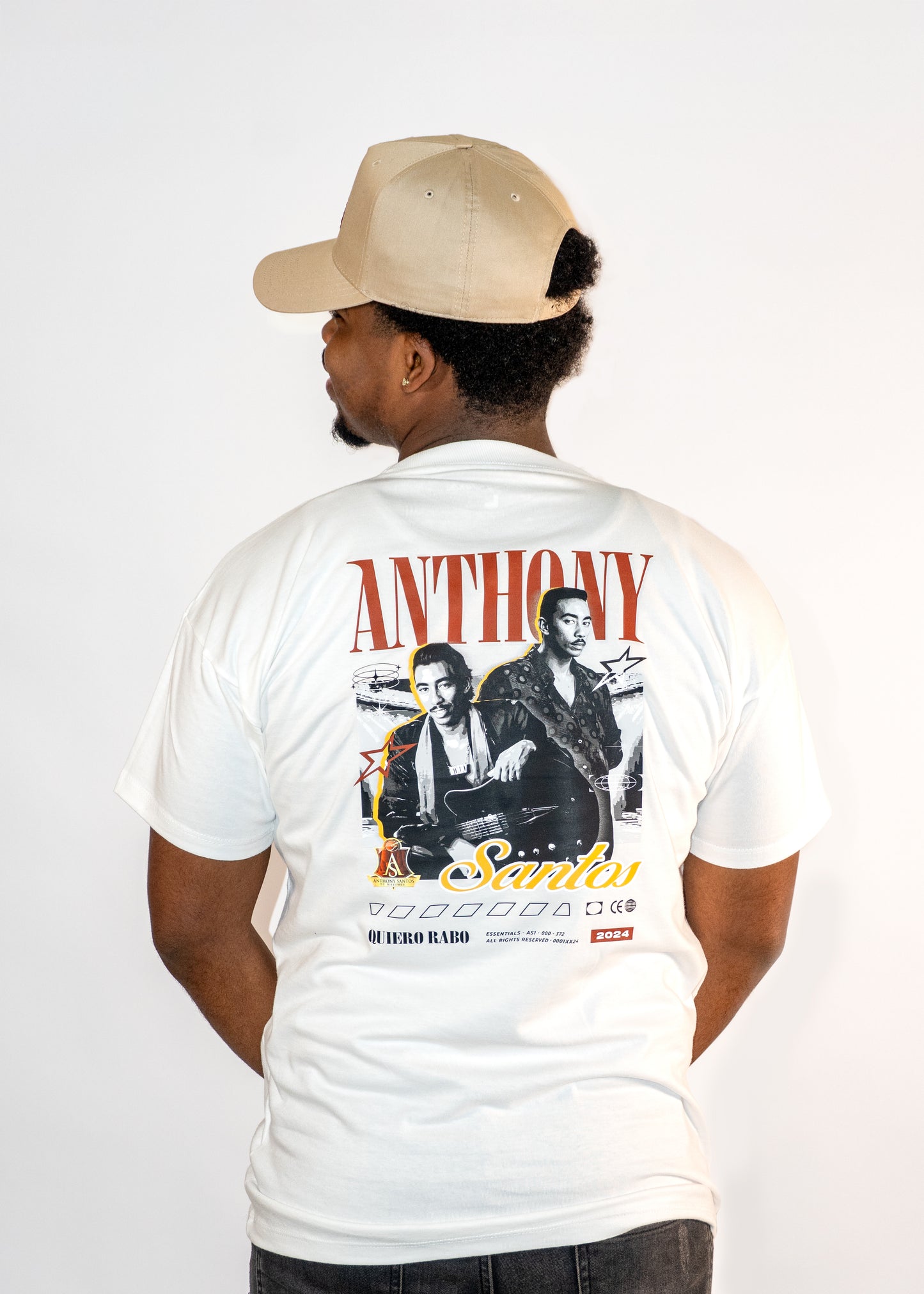 T-SHIRT ANTHONY SANTOS "QUIERO RABO"