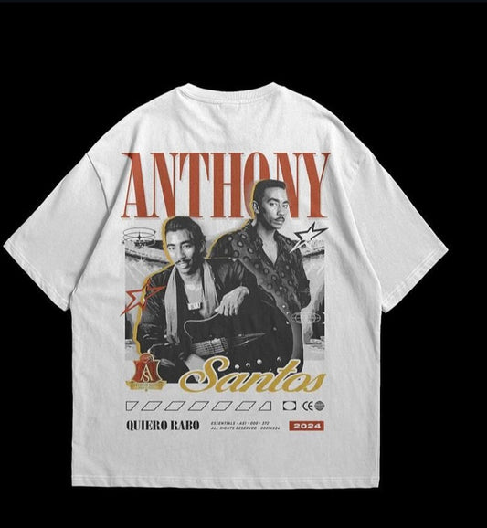 T-SHIRT ANTHONY SANTOS  "QUIERO RABO"