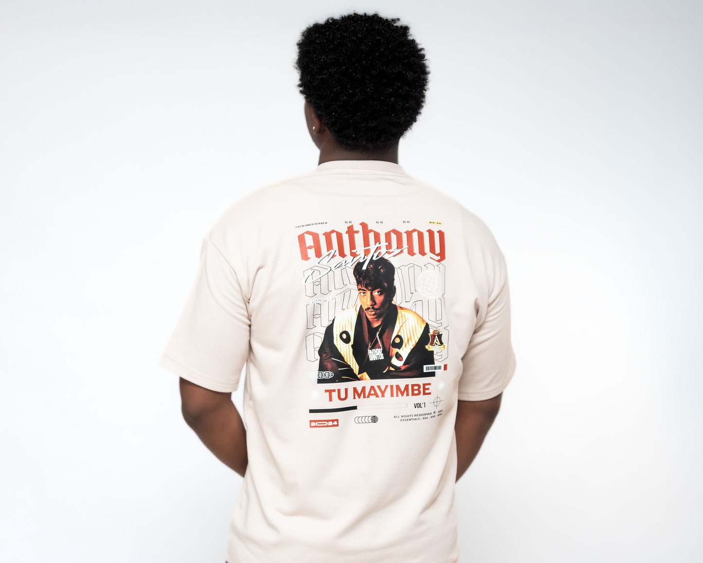 T-SHIRT "ANTHONY SANTOS VINTAGE STYLE"