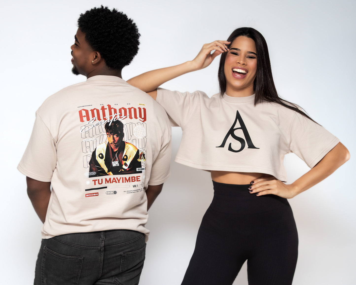 T-SHIRT "ANTHONY SANTOS VINTAGE STYLE"