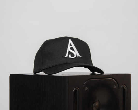 "CAP AS BLACK EMBROIDERED"