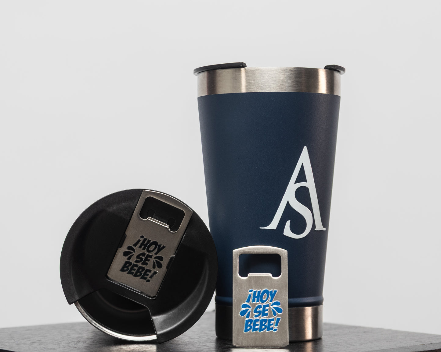 "VASO TERMICO  + DESTAPADOR AS"